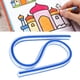thumbnail image 4 of Regla curva de dibujo Zhivalor de plástico flexible 40 cm, 4 of 8