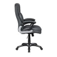 thumbnail image 6 of Adjustable Height Office Chair with Padded Arm Grey and Black, 6 of 7