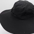 thumbnail image 2 of Sombrero anti-UV de poliéster, transpirable, unisex, para deportes al aire libre (negro), 2 of 7
