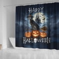 thumbnail image 4 of Happy Halloween Weimaraner Witch Pumpkins Bats Shower Curtain Weim Gray Ghost Dog Lover Waterproof Bathroom Bathtub Curtain - 13012, 4 of 5