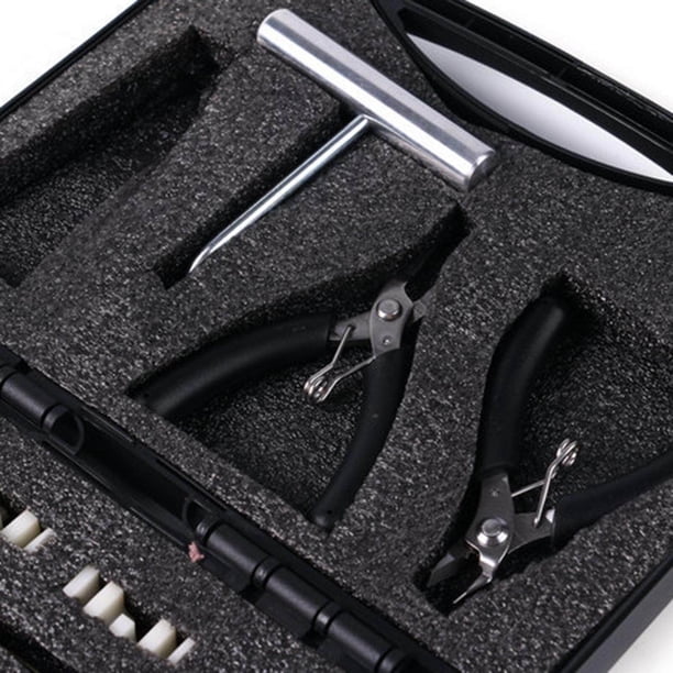 CAQYPVH Kit D'assortiment D'œillets pour Raquettes de Badminton avec Protège-Cordes à Un Ou Deux Trous, en Plusieurs Tailles, Noir CAQYPVH Kit D'assortiment D'œillets pour Raquettes de Badminton avec Protège-Cordes à Un Ou Deux Trous, en Plusieurs Tailles, Noir