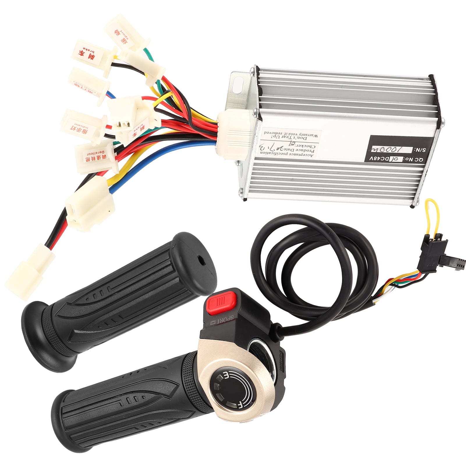 48V 1000W Controller met Kabelboom Borstelmotor Regelkast voor
