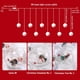 thumbnail image 2 of Santa Muñeco De Nieve Cortina Cadena De Luces Deseos Bolas Lámparas Dormitorio Fiesta Decoraciones Para Terraza Hotel Y Jardín Minnieouse HA045452-06, 2 of 6