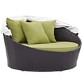 thumbnail image 2 of Hawthorne Collections Patio Canopy Daybed in Espresso and Peridot, 2 of 4
