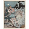 thumbnail image 2 of Maud Hunt Squire 15x18 Gold Ornate Wood Frame and Double Matted Museum Art Print Titled - Then They Wept, and Chattered and Scolded; but in Vain (1901), 2 of 4