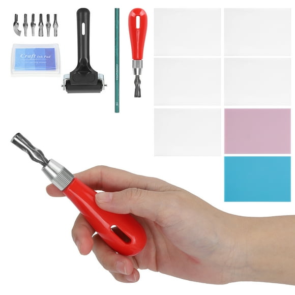 Rubber  Making Kit Rubber Block  Kit  Carving Kit Rubber  Making Kit Roller Carving Block Printmaking Set Professional Art Craft Tool