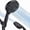 black, variant on ATUPEN Shower Head with Handheld, High Pressure 10 Modes Handheld Showerhead with 59" Stainless Steel Hose Adjustable Holder