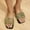 Black, variant on WIZUTIZ Bedroom Slippers Women Casual Vintage Slip on Sandals Women Summer Rhinestone Sparkly Slip on Sandals Slippers Beach Slide Sandals Outdoor Breathable Slides Mother's Day Gifts