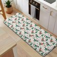 thumbnail image 5 of Beige Christmas Dinosaur Pattern Kitchen Rug Mat,Kitchen Runner Rugs Non Skid Washable,Decorative Kitchen Floor Mats for Kitchen,Sink,Laundry,17"x47.2", 5 of 7