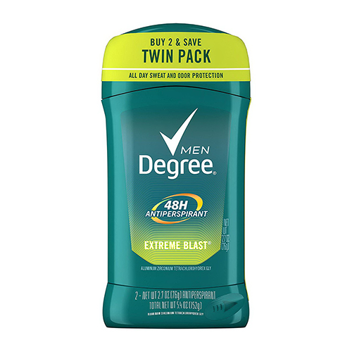 Degree Men Extreme Blast Antiperspirant And Deodorant Twin Pack, 2.7 Oz