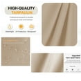 thumbnail image 2 of Unique Choice Replacement Pergola Canopy Cover Top Fabric Suitable for 10' x 10' Pergola,Khaki, 2 of 5
