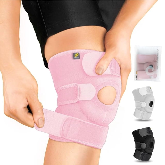 Soporte de rodilla Bracoo de compresión ajustable KS10
