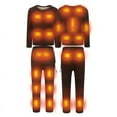 thumbnail image 3 of Ropa interior térmica eléctrica con aplicación Bluetooth, traje calefactor para hombres y mujeres, ropa calefactora con USB y pantalones cálidos acolchados de terciopelo, 3 of 3
