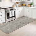 thumbnail image 3 of Washable Kitchen Runner Rug 2x6 ft Non-Slip Low-Profile Soft Vintage Distressed Medallion Oriental Design for Kitchen, Entryway, Hallway, Laundry, Bedroom, 3 of 6