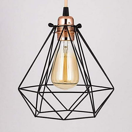 

Fantado Geometric Diamond Vintage Edison Light Bulb Cage for Pendant Lights by Paper Lantern Store (Cage Only)