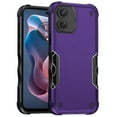 thumbnail image 6 of For Motorola Moto G Stylus 5G 2025 Case, Slim Fit Back Hybrid Lightweight Shockproof 2-in-1 Hybrid Hard PC Bumper Frame Armor Protection Phone Cover (Purple), 6 of 8