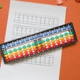 thumbnail image 2 of HEVIRGO Abacus 15-Row Five Beads Beginner-friendly Parent-child Interactive Sturdy Education Colorful Abacus Toy for Children, 2 of 10