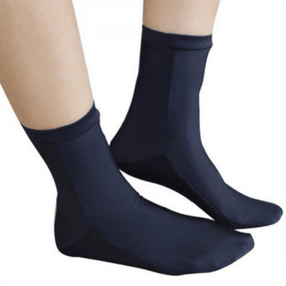 3mm Nylon Wetsuit Socks Sox Fins Flippers Dive Snorkelling Blue