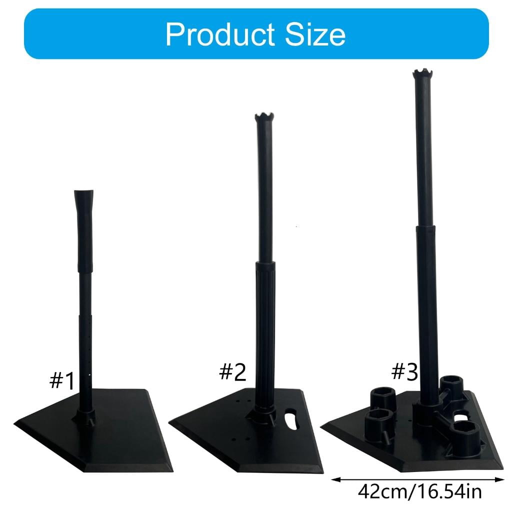 Yihuala Teeball Tees for Adjustable Hitting Tees for Teeball Baseball with Weighted Base, Adjustable Youth Batting Tees
