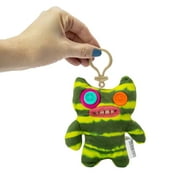 Fuggler Plush Clip-On Keyring Indecisive Monster - Funny Ugly Monster Plush Doll Green