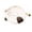 White, variant on Gumesh Office Chair Cushion - Memory Foam Cat Donut Butt Pad, Round Chair Pad with Removable Zipper Cover for Students Office - Comfortable for Long Sitting