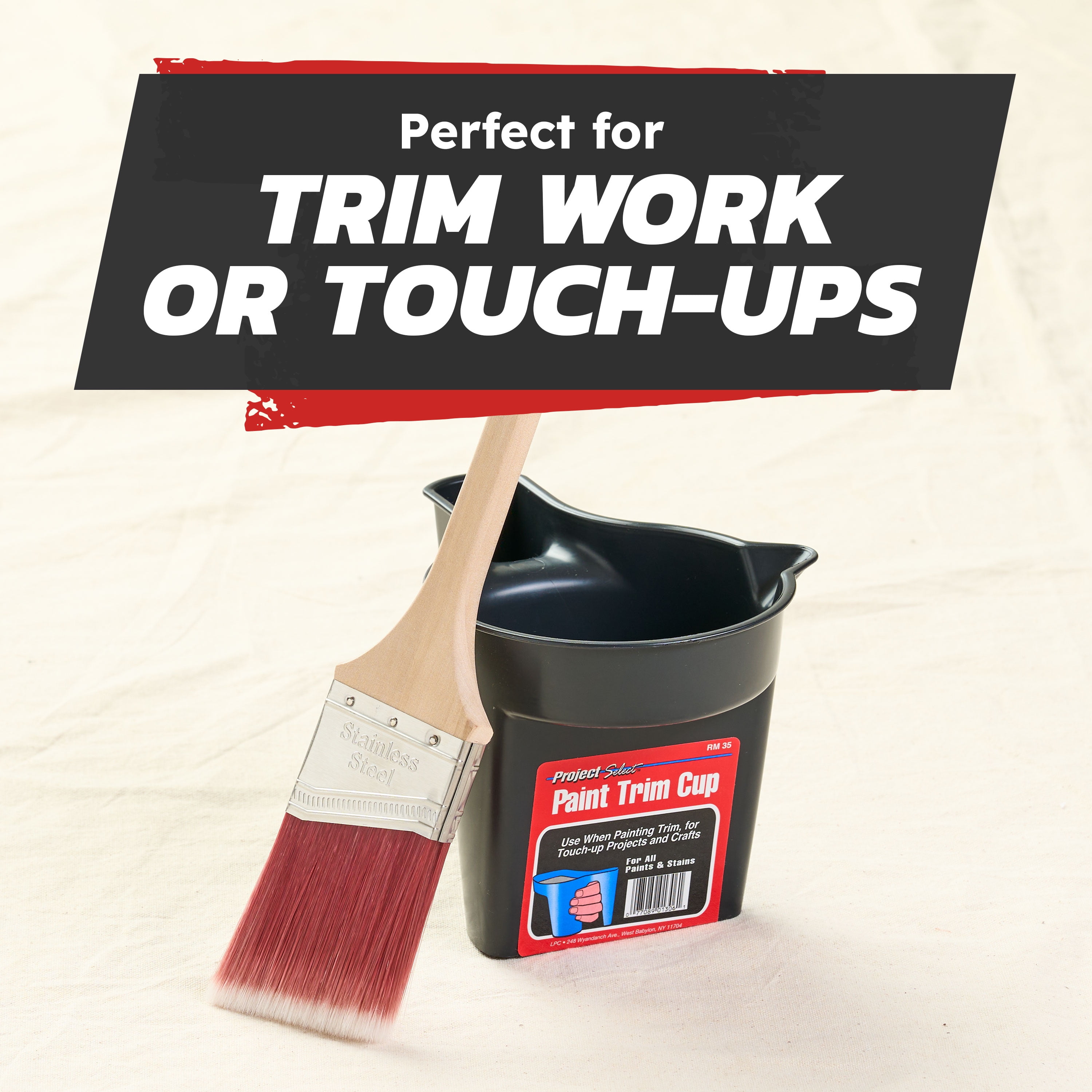 Dyiom Paint Cup Holds 16 oz. of Paint or Stain, Integrated