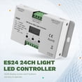 thumbnail image 4 of 5-24VDC PIR Sensor 24 Steps Stair Light Controller ES24 24CH Single Color RGB Pixel SPI Stairway Light Led Controller, 4 of 7