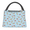 thumbnail image 1 of Easygdp Dachshund Dog Bolsa de Almuerzo Insulada Reutilizable, Bolsa de Mano y Bandolera para Oficina, Trabajo, Viajes, 1 of 6