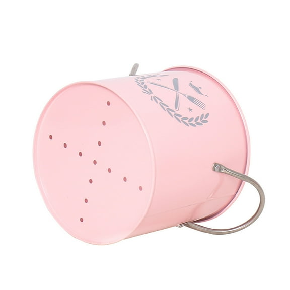 AURARMLET 1Set Pink Galvanized Iron MultiGrid Utensil Holder for Kitchen Utensils 18X14X13 5in