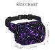 thumbnail image 4 of Disketp Galaxy Lightning Riñonera de Doble Capa, Bolsa de Cintura Ajustable para Viajes, Correr y Senderismo, Riñonera Ligera para Hombre y Mujer, 4 of 9