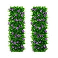 thumbnail image 5 of VQPeo Expandable Artificial Garden Fence | Faux Ivy Privacy Fence Screen with Violet Flower, Realistic Decorative Patio Fence Greenery Backdrop for Backyard, Balcony, Outdoor, 5 of 5