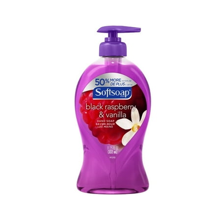 - Softsoap Liquid Hand Soap, Black Raspberry and Vanilla - 11.25 fl oz