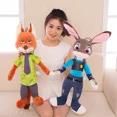 thumbnail image 4 of Muñeco de peluche de la película de Disney Zootopia para niños, Nick Wilde, Rabbit, Judy, Hopps, animales de peluche Kawaii, juguetes suaves, regalos de cumpleaños, 4 of 5