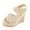 Yellow, variant on Womens Sandals Wedge Platform Women's Ladies Platform Wedges Heel Sandals Floral Flower Lace-up Shoes Footwear Women's Espadrille Wedge Platform Sandals Open Toe Casual Summer Shoes