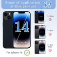 thumbnail image 3 of Reemplazo de vidrio trasero ZNZHKR para iPhone 14 de 6.1 pulgadas, 3 of 7