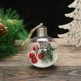 thumbnail image 2 of Leutsin Christmas LED Transparent Christmas Ball Christmas Tree Pendant Glowing, 2 of 3