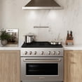 thumbnail image 5 of Zline Sgr-Br-36 Paramount 36" Wide 5.2 Cu. Ft. Free Standing Gas Range - Stainless Steel, 5 of 7