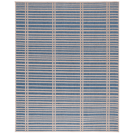 Noble House Seastar Modern Machine Woven Ivory Medallion Area Rug 7 10 x 7 10