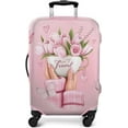 thumbnail image 2 of Travel Luggage Cover Suitcase Protector Fits 18-32 Inch Luggage Wheel Covers Patterned Travel Related Items Flower Luggage Protector Elastic Luggage Anti-scratch Suitcase Cover L, 2 of 6