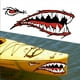 thumbnail image 3 of 2 piezas de boca de tiburón PVC coche yate barco decoración + ancla blanca llavero flotante llavero kusrkot Llavero flotante, 3 of 8