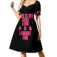 thumbnail image 1 of Robe Femme Rose et Noire Robe sexy pour Femmes Robes de Mariage pour Fêtes, 1 of 4