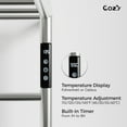 thumbnail image 6 of COZY  Heated Towel Warmer Rack for Bathroom with Timer & Adjustable Temperature EB02-BR-190922, 6 of 7
