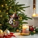 thumbnail image 5 of CaiYueKe Alphabet Christmas Ornaments, 26 Pc Set DIY Christmas Tree Letters, Acrylic Letter Pendants with Santa Hat Design, Xmas Decor for Tree Home Holiday Decorations, Acrylic Letters, 5 of 7