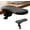 Black, variant on Computer Arm Rest for Desk, 180° Rotating Desk Extender, Ergonomic Clamp-On Arm Support with Foldable Wrist Rest Pad for Home Office Gaming (Red, 1pcs)