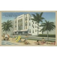 thumbnail image 2 of Unknown 32x22 Gold Ornate Wood Framed with Double Matting Museum Art Print Titled - Miami Beach II, 2 of 4
