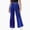 Blue, variant on NAISIBABY Flare Pants for Girls, Stretchy Soft with Pockets High Waist Kids Casual Stage & Party Wear Dress-Up Pants Black Size 8