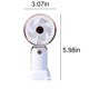 thumbnail image 3 of Xihbxyly Mini Ventilador Usb, Galvanizado, de Tres Velocidades, Potente Flujo de Aire, Silencioso, Portátil, Multiusos, para Oficina, Dormitorio, Exterior, Blanco, 7,8 X 4 X 15,2 Cm, 3 of 7