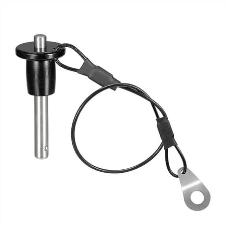 

Easy to Carry Stainless Steel Multi Size Diameter 6/8/10mm Push-Button Locking Ball Locking Pins with 25cm Wire Quick Release Pin 6X20MM