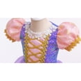 thumbnail image 3 of LOEL Girls Princess Dresses Birthday Cosplay Party Princess Dress up Purple Fairy Dress, 3 of 8