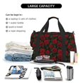 thumbnail image 5 of Rocae Rose Print Hand Travel Bag Travel Duffel Bag and Fitness Bag, Women's Waterproof Weekend Tote, Men's Travel and Fitness Essentials, 5 of 7